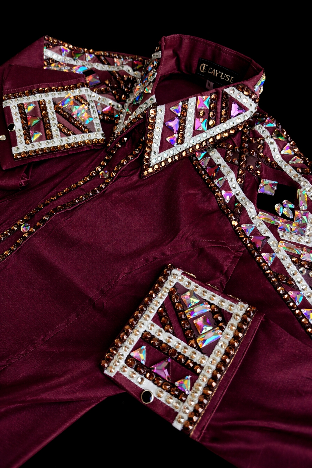 Shirt show 01 / burgundy