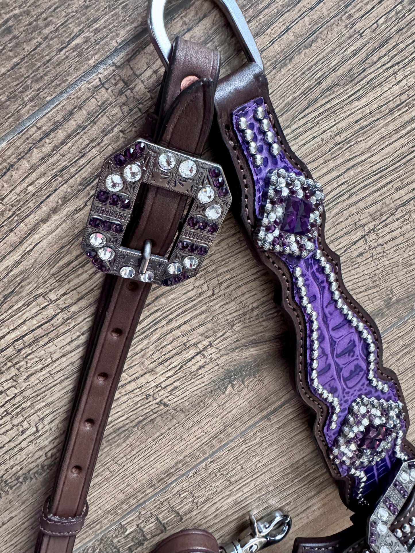 Purple set / crocodile 001