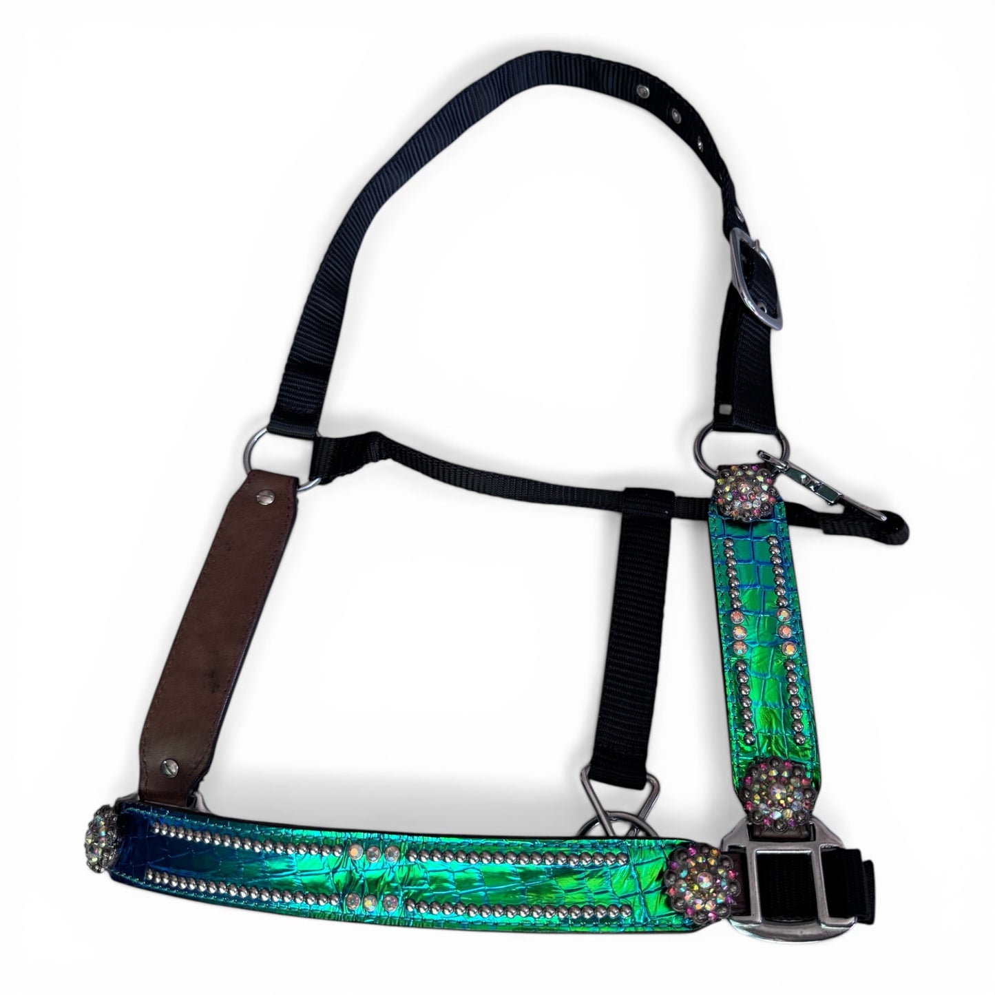Bronco Halter / full cap holo turquoise