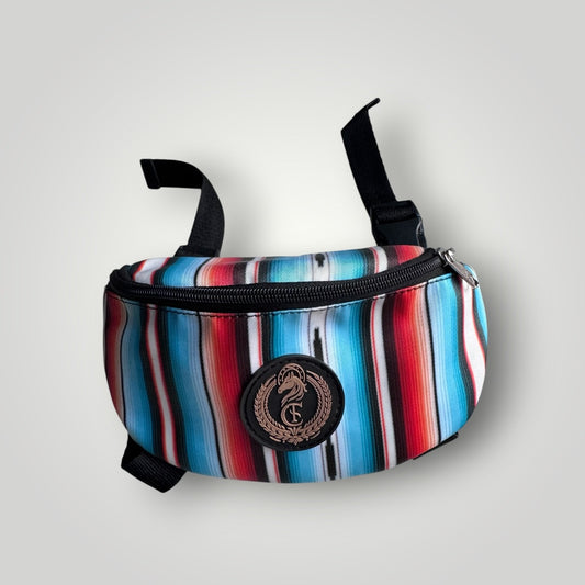 STANDARD kidney bag for horn / Aztec turquoise