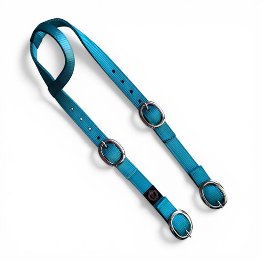 Nylon bridle / turquoise