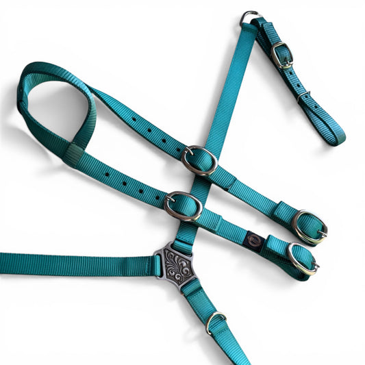 Zestaw nylon / turkus